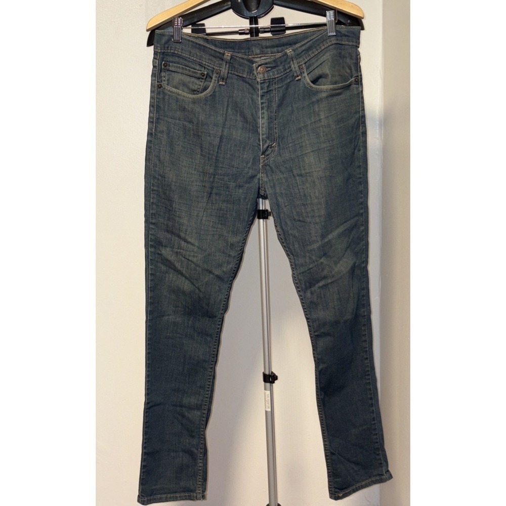 Levi's 511 Jeans Men 36x32 Dark wash blue Slim Fit Classic Stretch Comfort